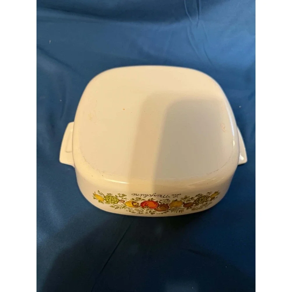 Rare Corning Ware Casserole Dish La Marjolaine Spice Of Life 2Qt A-2-B No Lid